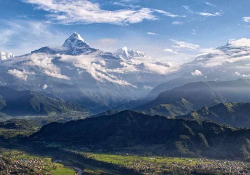 Mountain view during Best luxury Nepal tour