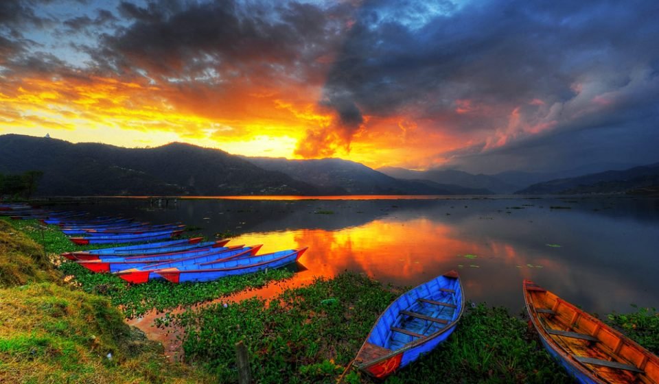 Boating in Pokhara