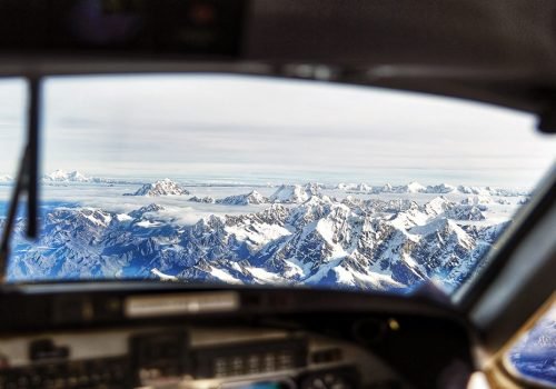 cokpit view of Everest