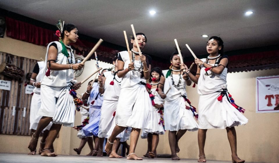 Cultural Dance Presentation By Tharu Ethnic Group of Nepal
