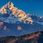 View Of Fishtail Mountain From Sarangkot, Pokhara