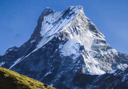 Mountain view during Nepal adventure tour
