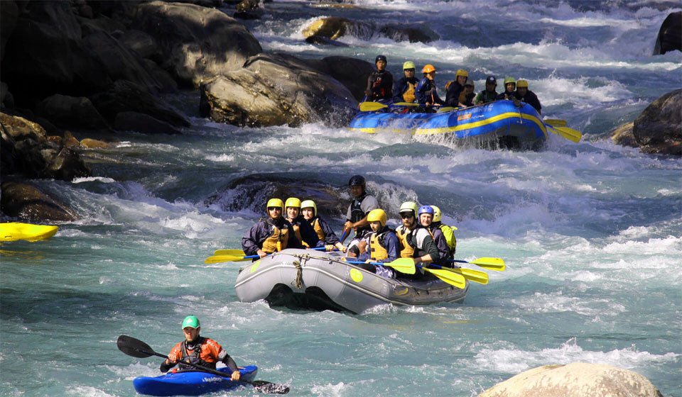 Nepal vacation package in October with rafting