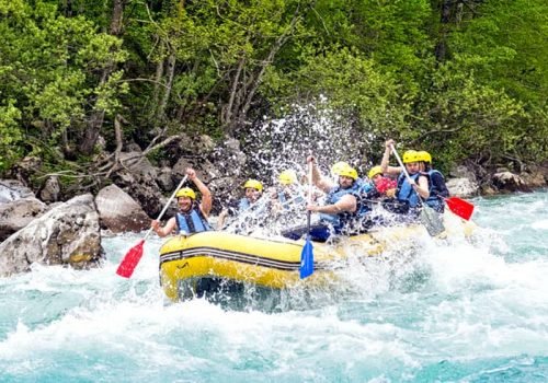 Rafting in trishuli river