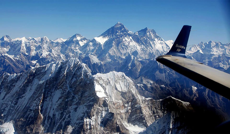 Aerial View Of Mount Everest